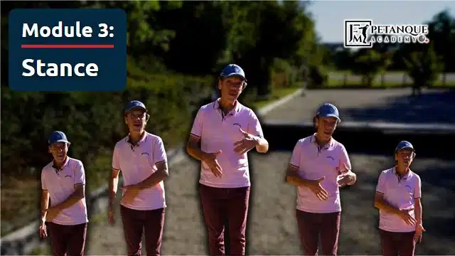 Online petanque training 4 module 3 stance preview petanqueacademy.fr
