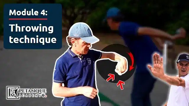 Online petanque training 5 module 4 throwing technique preview petanqueacademy.fr