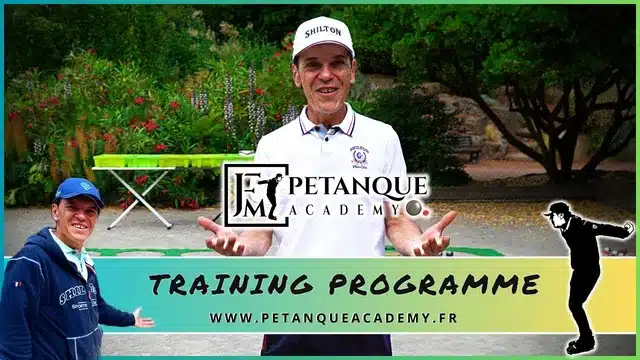 Jean-François introduces the Petanque Academy training programme